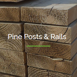 Pine Posts & Rails