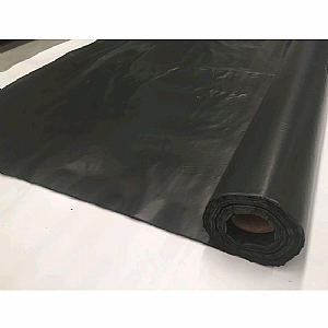 Black Plastic 200um Centre fold (4m x 50m Roll)